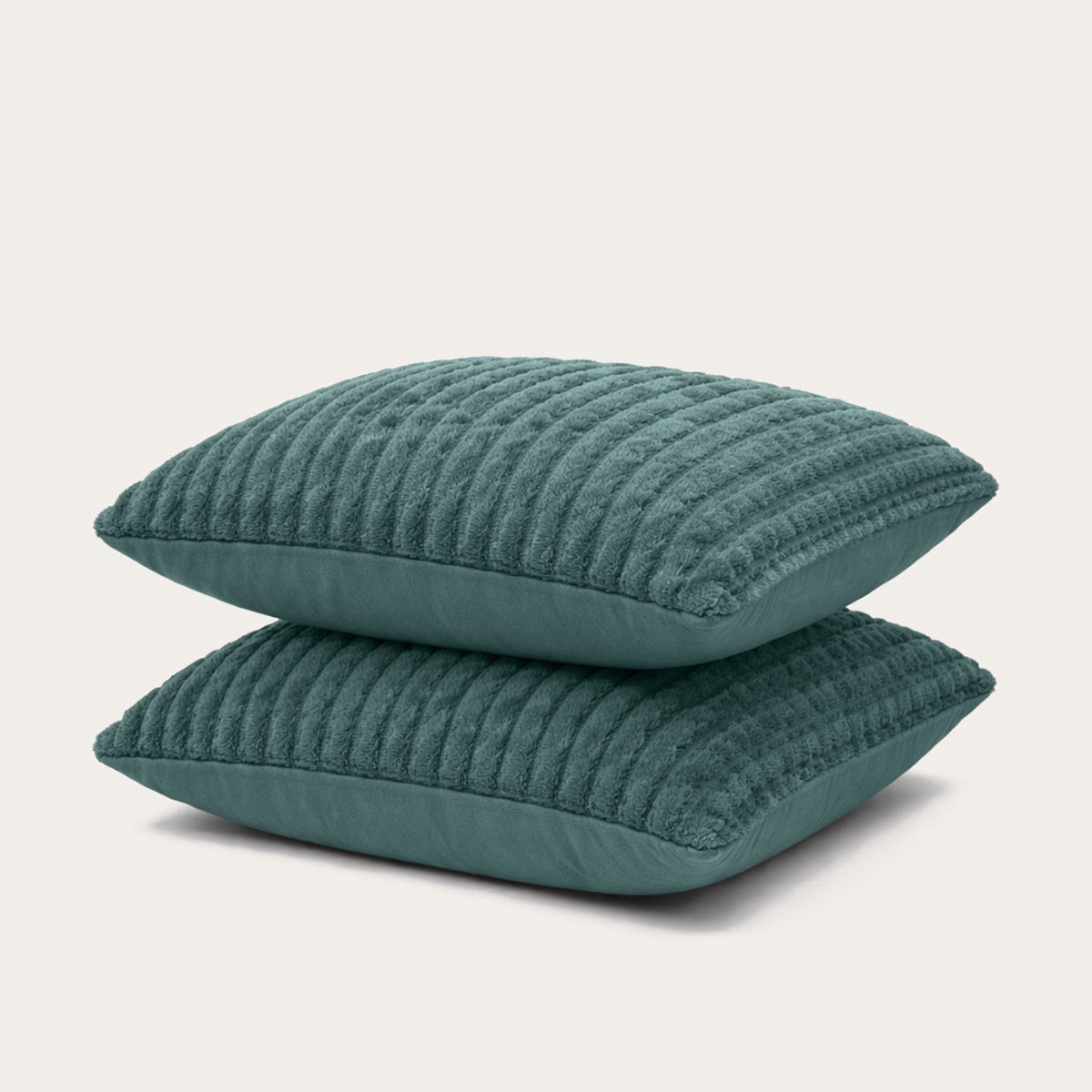 HappyBed Sagebrush Green kussensloop set 2 stuks - 60x70 cm - 100% Microvezel - Ultieme slaapcomfort
