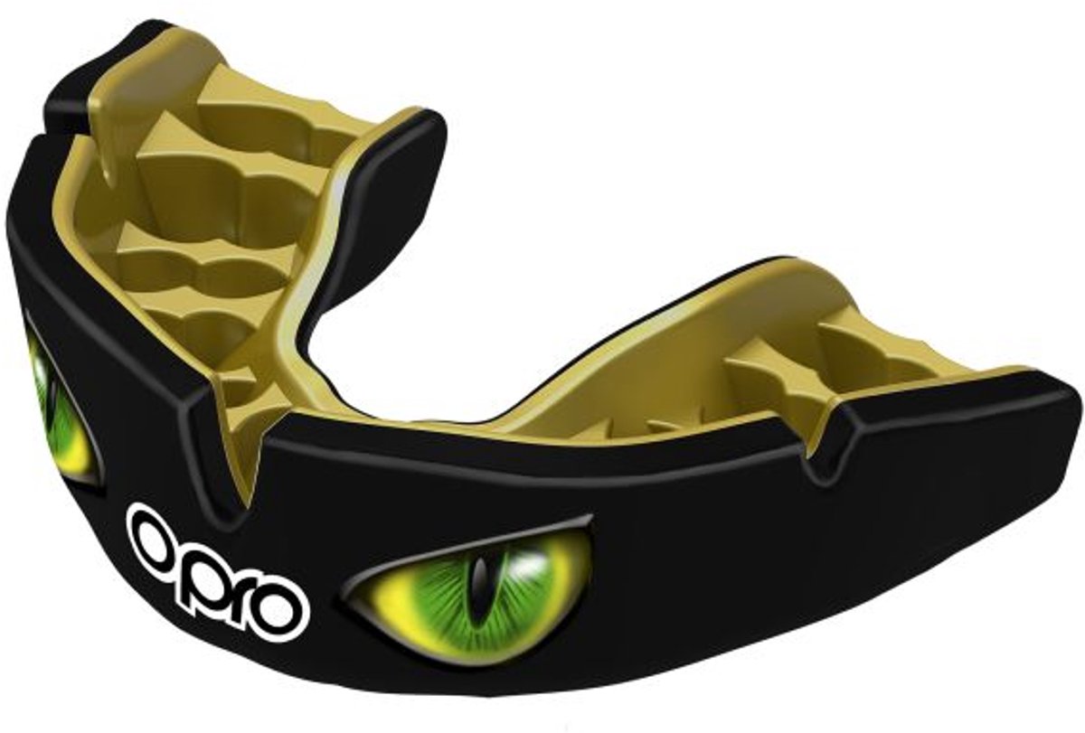 Opro Instant Custom Dentist Fit Eyes Mouthguard Hockey Bitje - Maat L