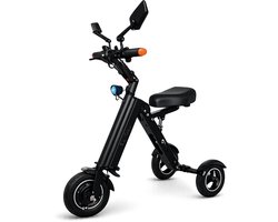 Retelli Mobilino - elektrisch voertuig - zwart - zonder rijbewijs en helmplicht rijden - oplaadbaar & inklapbaar voertuig - 36V8ah - actieradius: 20 / 30 kilometer,