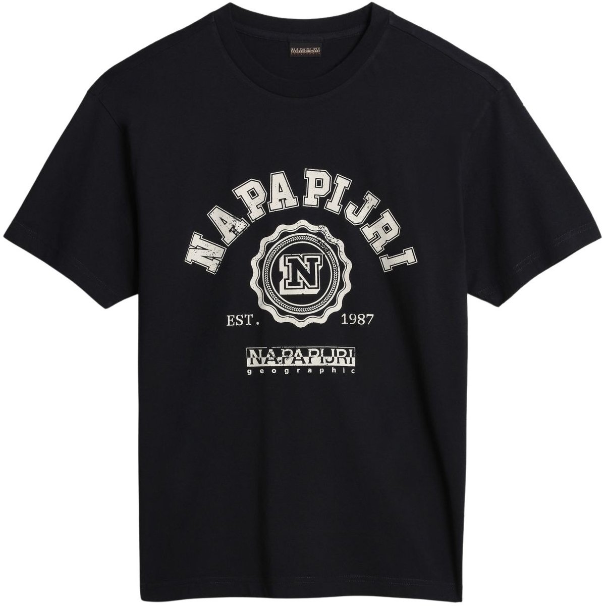 T-shirt Napapijri Quito Zwart