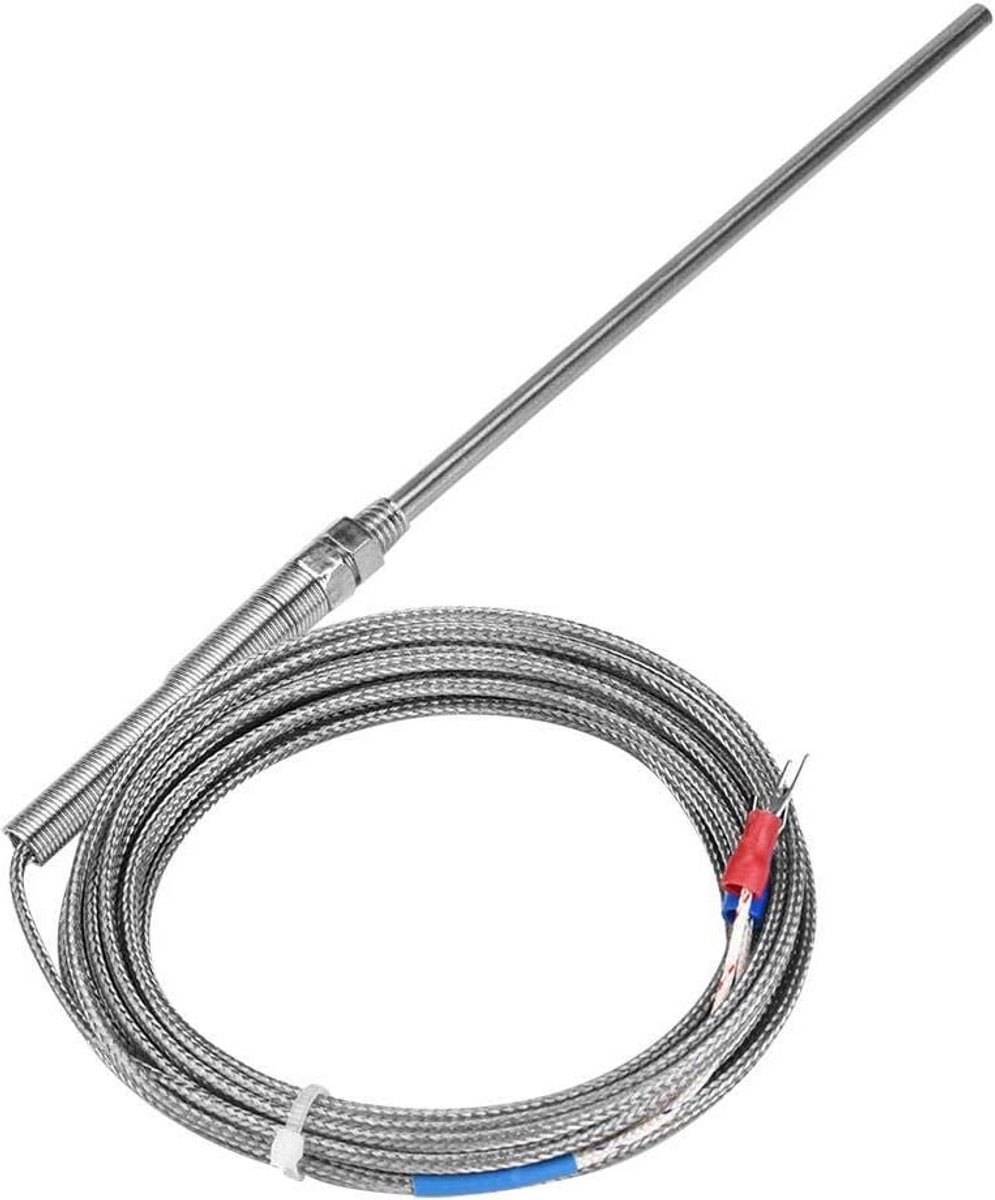 Type K Thermokoppel met M8 Schroefdraad en 150mm Sonde Temperatuurbereik 0-400 ℃