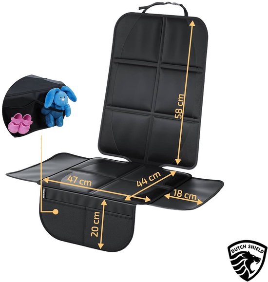 Premium Autostoelbeschermer voor Kinderzitje ISOFIX geschikt – Autostoel Beschermer Maxi Cosi - Waterafstotend & Universeel — afbeelding 4