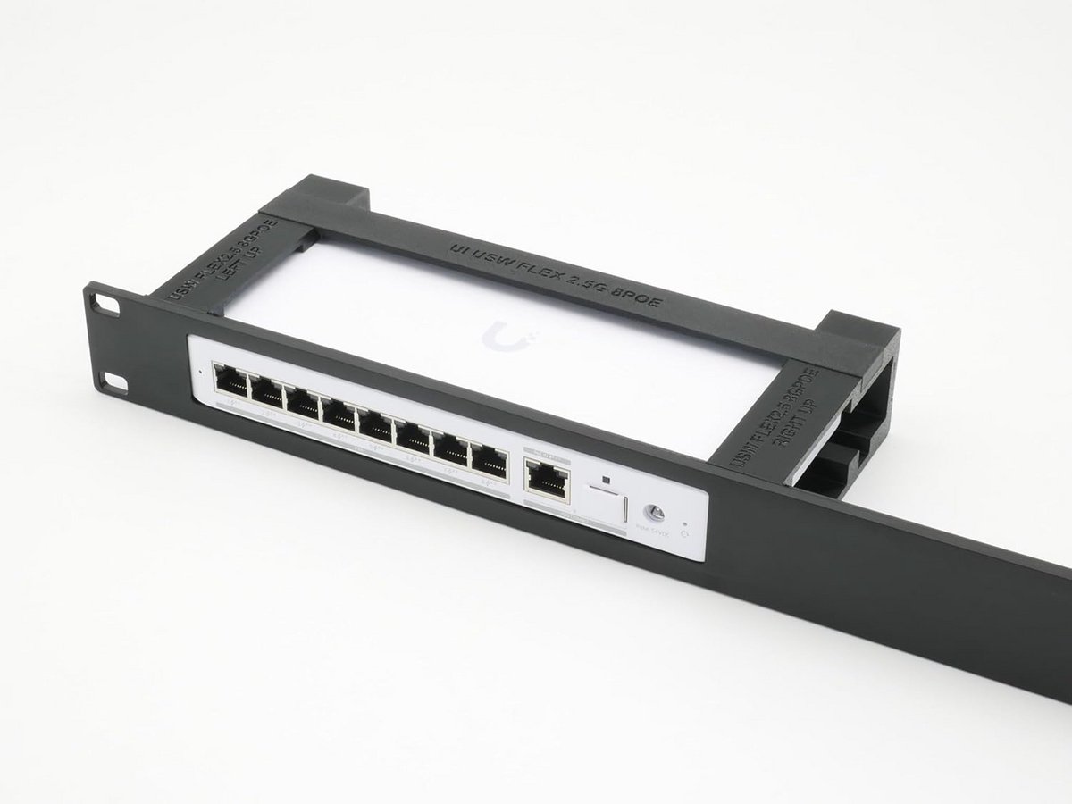 1U Rackmontagebeugel voor 19 inch Netwerkswitch