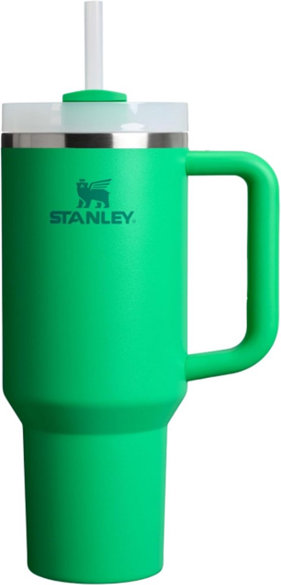 Stanley Quencher H2.0 Flowstate Tumbler 1.2L (Meadow) - RVS - Lekvrije Thermosbeker met Rietje & Handvat – Geïsoleerd RVS – BPA-vrij - Drinkfles Waterfles