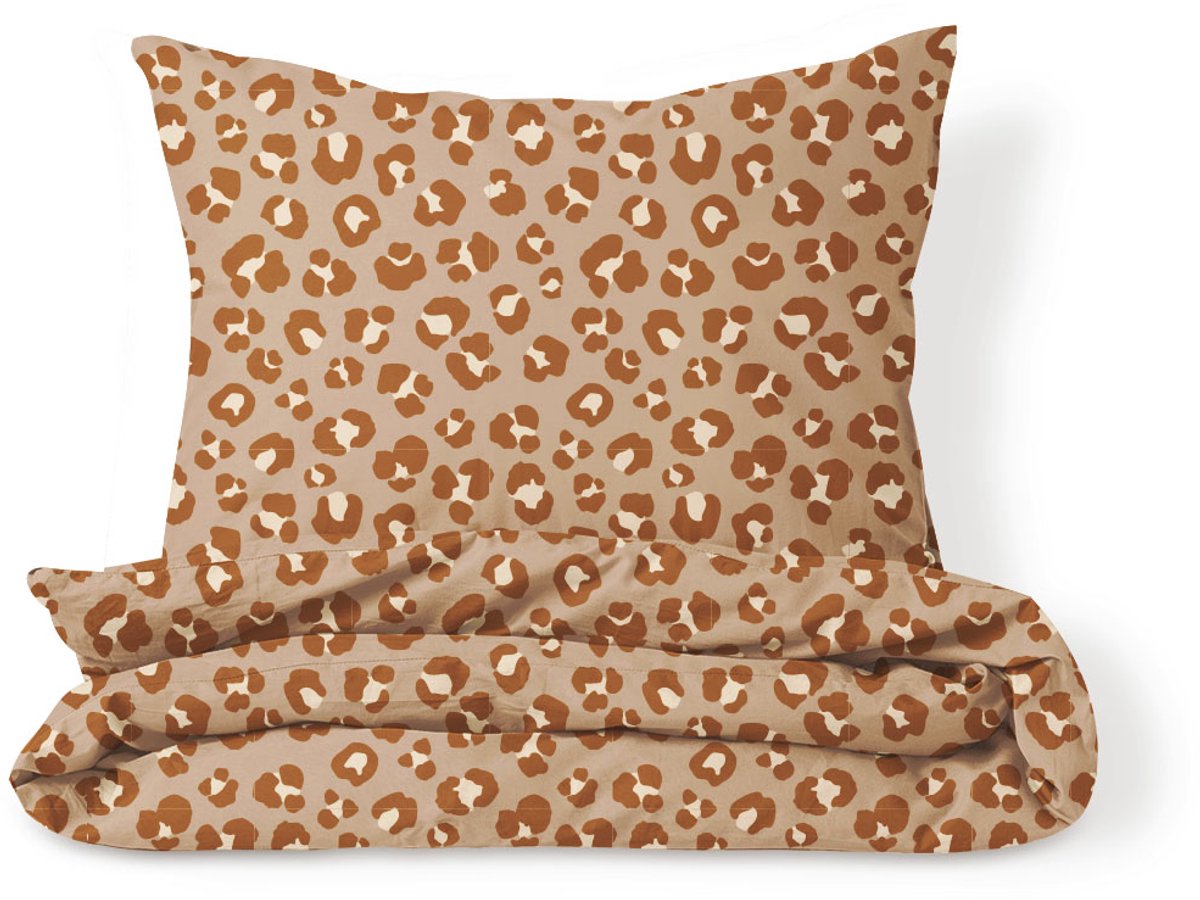 Petite Amélie Dekbedovertrekset – 120x150 cm – Flanel – Leopard