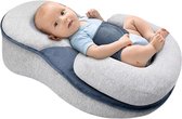 BimbelBoo® Babynestje - Met Reflux Kussen & Slaapwikkel - 0 tot 4 maanden - 60 x 40cm - Katoen