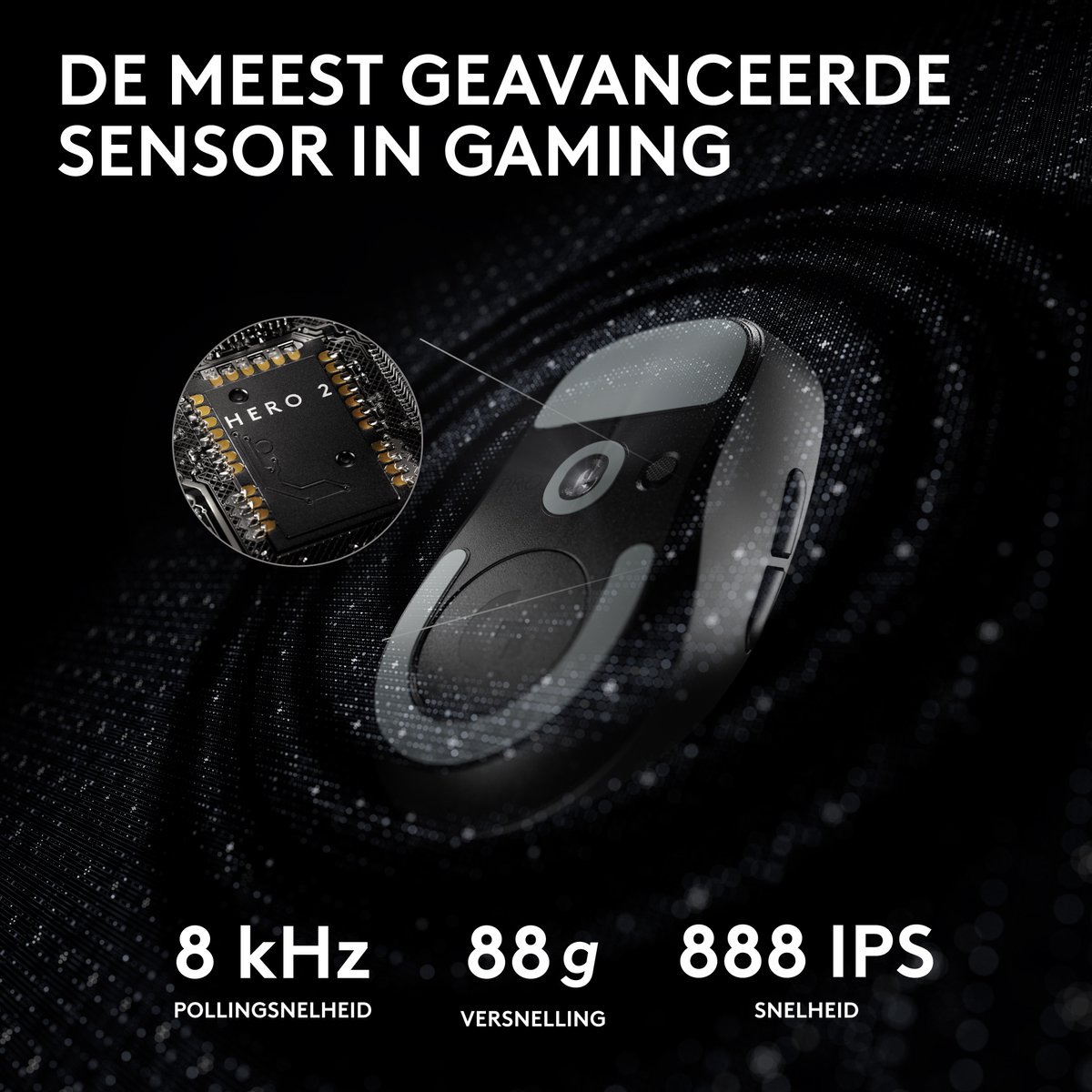 Logitech G Pro X Superlight 2 - Draadloze Gaming Muis - Zwart thumbnail 5