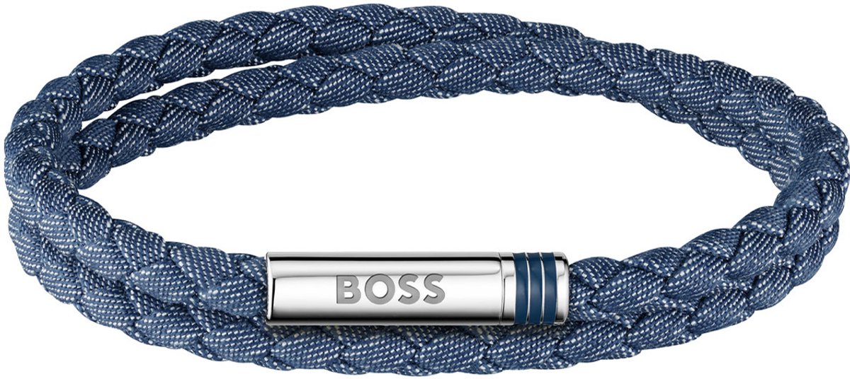 Hugo Boss Heren Armband Nylon HBJ1580800 19cm