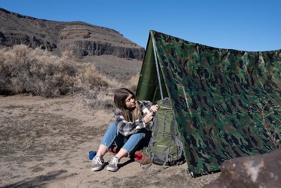 Robuuste Kampeertarp 245 x 305 cm - Waterdichte Ripstop Luifel voor Backpacking en Outdoor — afbeelding 5