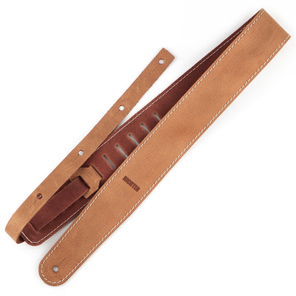 Richter 1558 Raw II Waxy Suede Natural gitaarband
