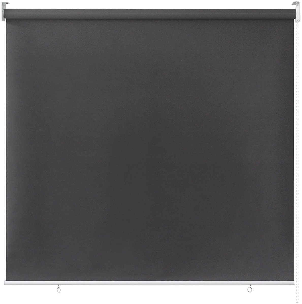 Verduisterend Rolgordijn 140x240cm Buiten Zonder Boren Met Reflecterende Thermofunctie UV-Beschermend Springrolluik Voor Raam Deur Tuin Antraciet NAIZY