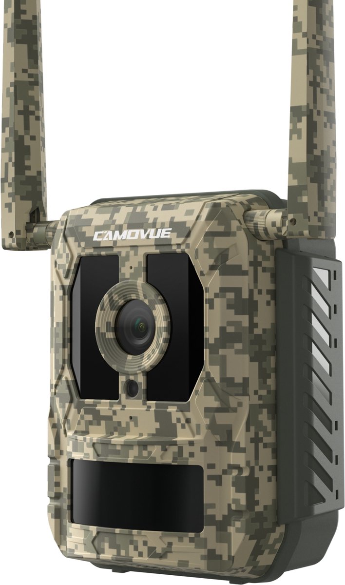 Camovue Talon Pro - True 4K 4G LTE Buitencamera - 0.2s Triggersnelheid - GPS - Onzichtbare IR Nachtzicht - Bewegingsopname & Cloud - Met SIM-kaart