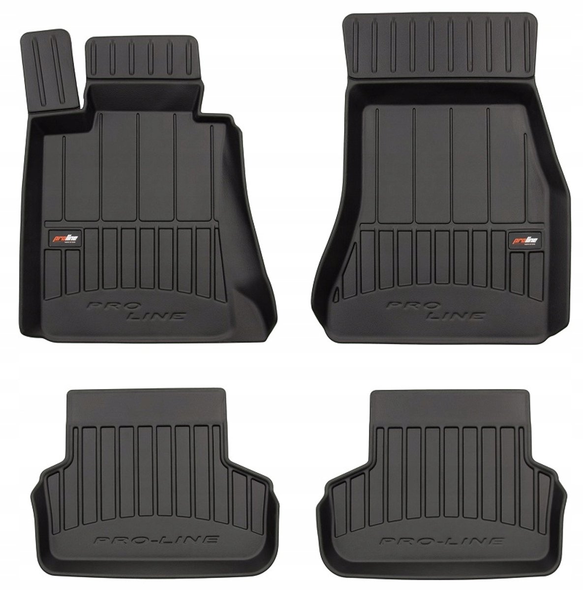 FROGUM 3D Gummimatten Set – Passend für BMW 5er G31 Touring (2017-2023) – Hohe 6 cm Kanten – TPE-Material – Geruchlos & Schwarz
