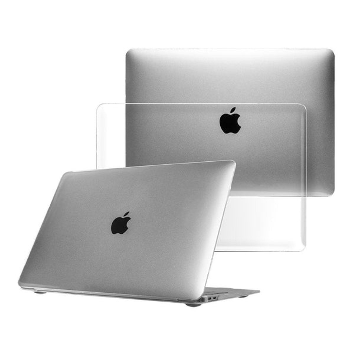 LAUT Slim Crystal-X MacBook Hoes – Crystal Clear voor MacBook Air 15" M2 2022/M3 2024 – Ultradun & Geventileerd