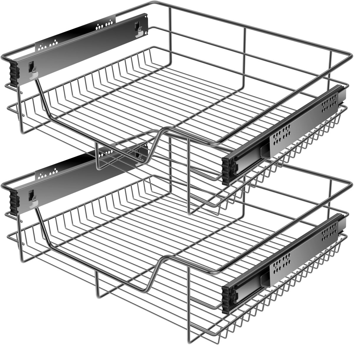 KESSER® Telescopische Lade Schuiflade Keukenkast Organizer max. 20kg Keukenlade