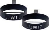 Lumiz Solar Lampion 2PACK Metalen Wandring - 12 cm