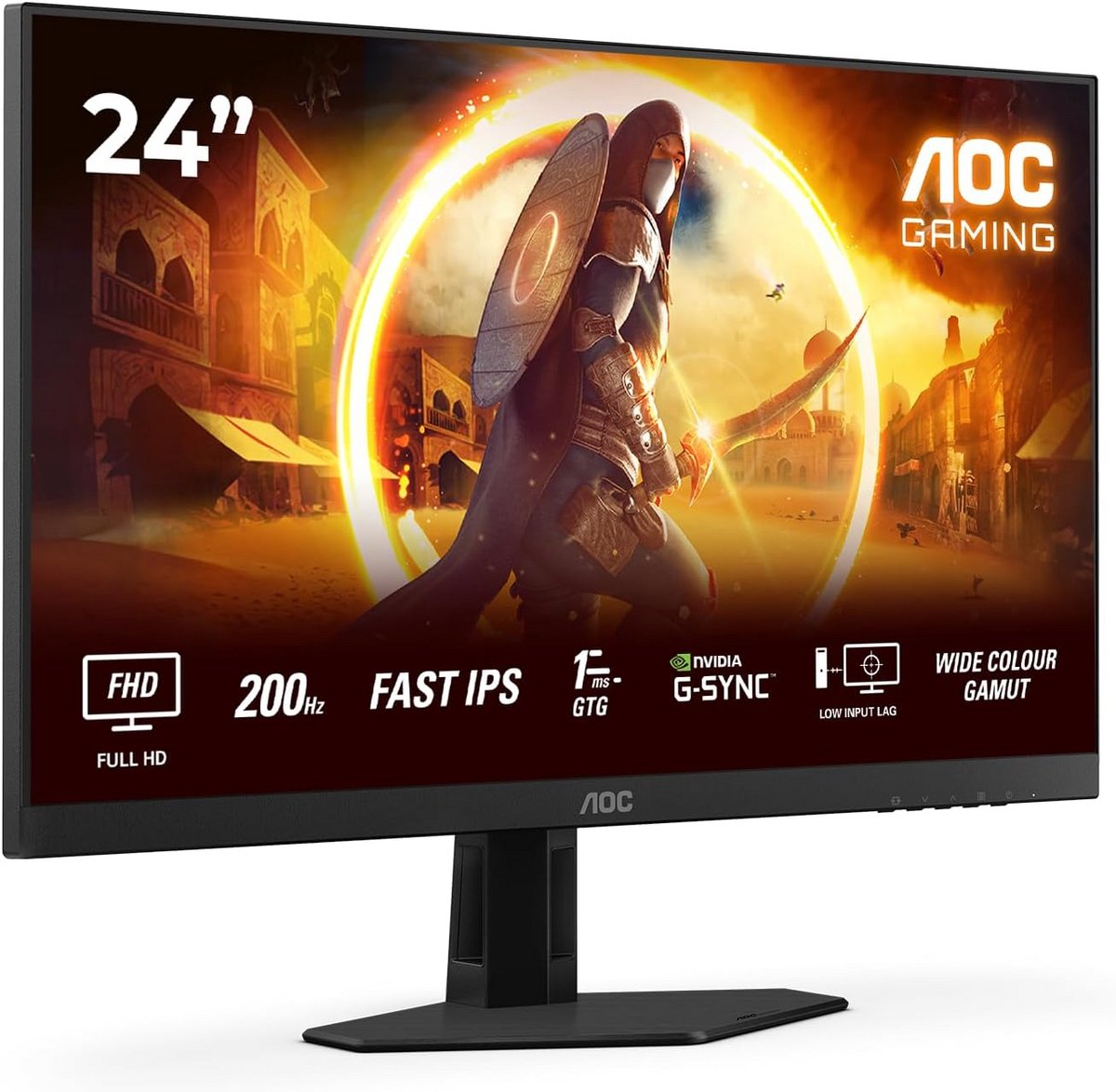 24 Inch Full HD Gaming Monitor 200 Hz 1 ms IPS S-Sync HDR10