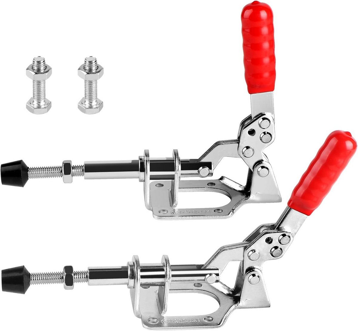 2x Grote Kniehevelspanner Set - Verstelbare Duwstangspanners voor Werkbank en Klemwerk