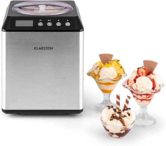 Compressor IJsmaker met 2 Liter Capaciteit en Roestvrijstalen Behulzing — afbeelding 4