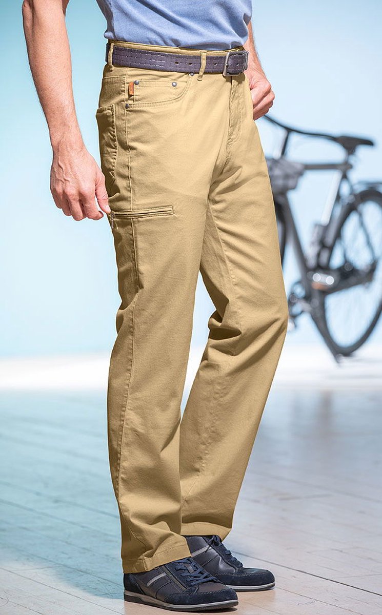 Bike stretch broek Beige