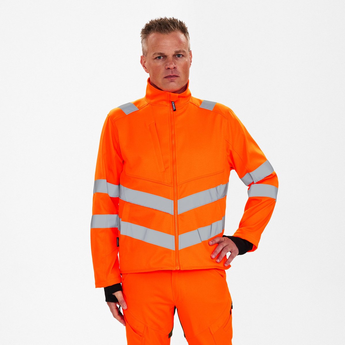 Engel Safety werkjack met 2-weg stretch 1544-314 - Hi-vis Orange - XL