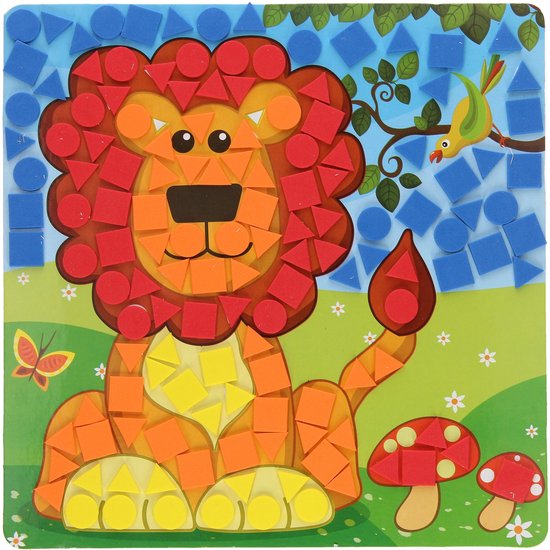 Artisanat en mosaïque Animaux du zoo