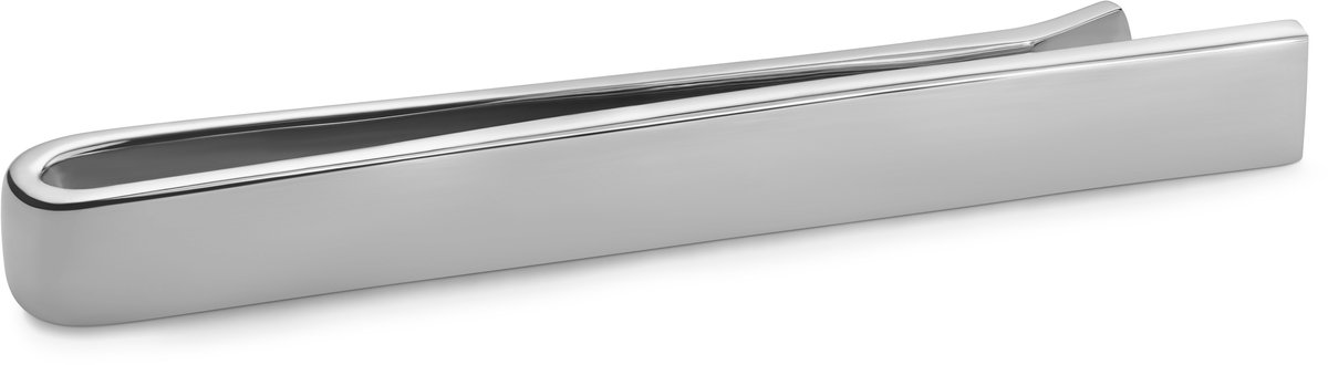 Ronde dasspeld van gerhodineerd 925 sterling zilver
