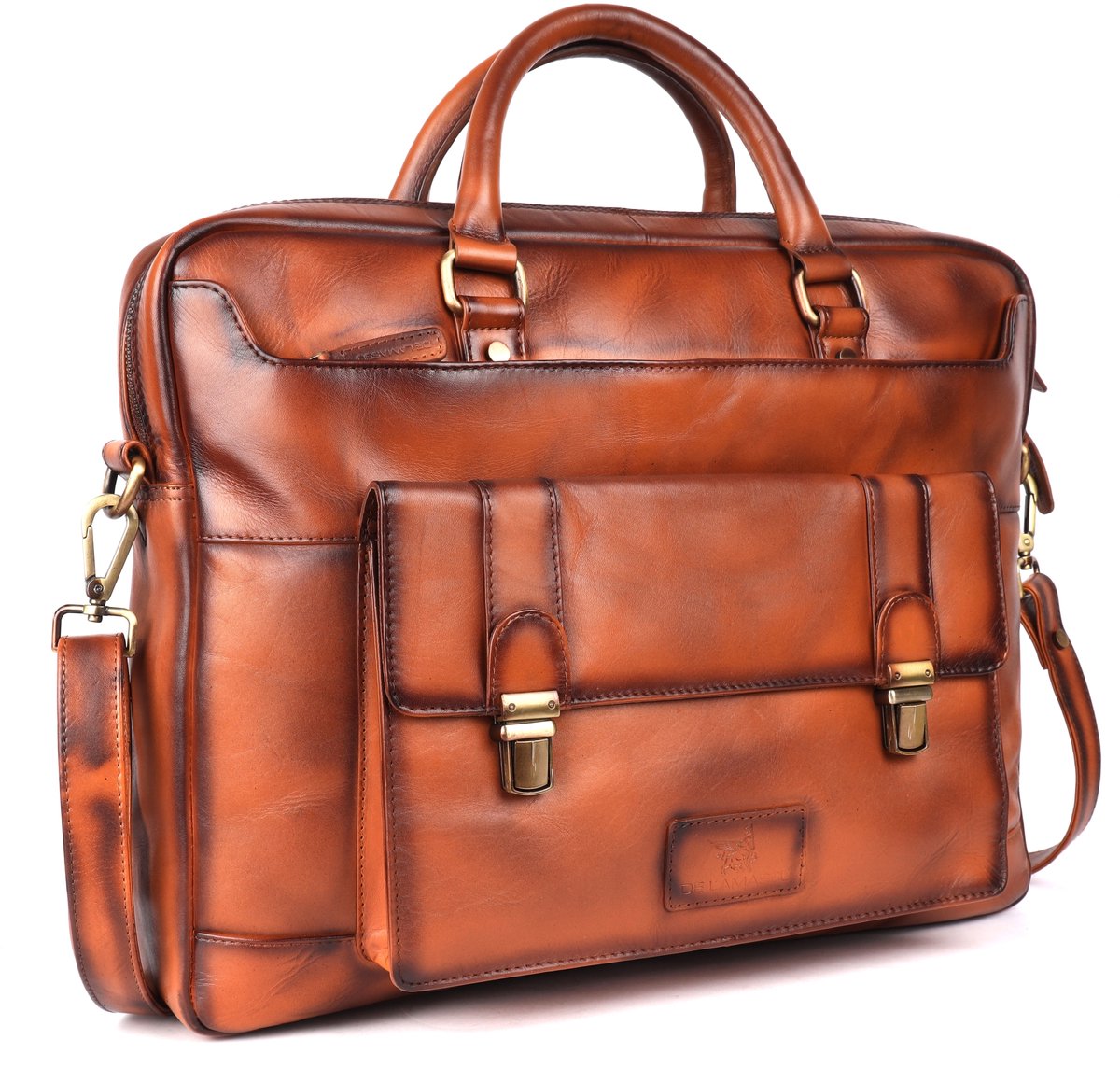DE LAMASSU® Winston (Licht Bruin) MZ-1029 – Klassiek vakmanschap met moderne functionaliteit .