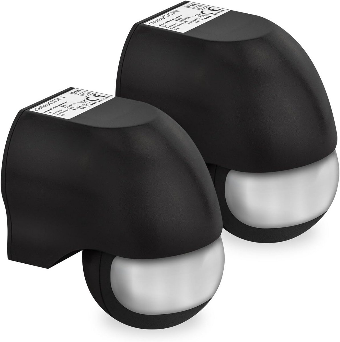 Infrarood Bewegingsmelder Opbouw - Draaibaar & Kantelbaar - Binnen/Buiten Spatwaterdicht IP44 - 12m Detectie