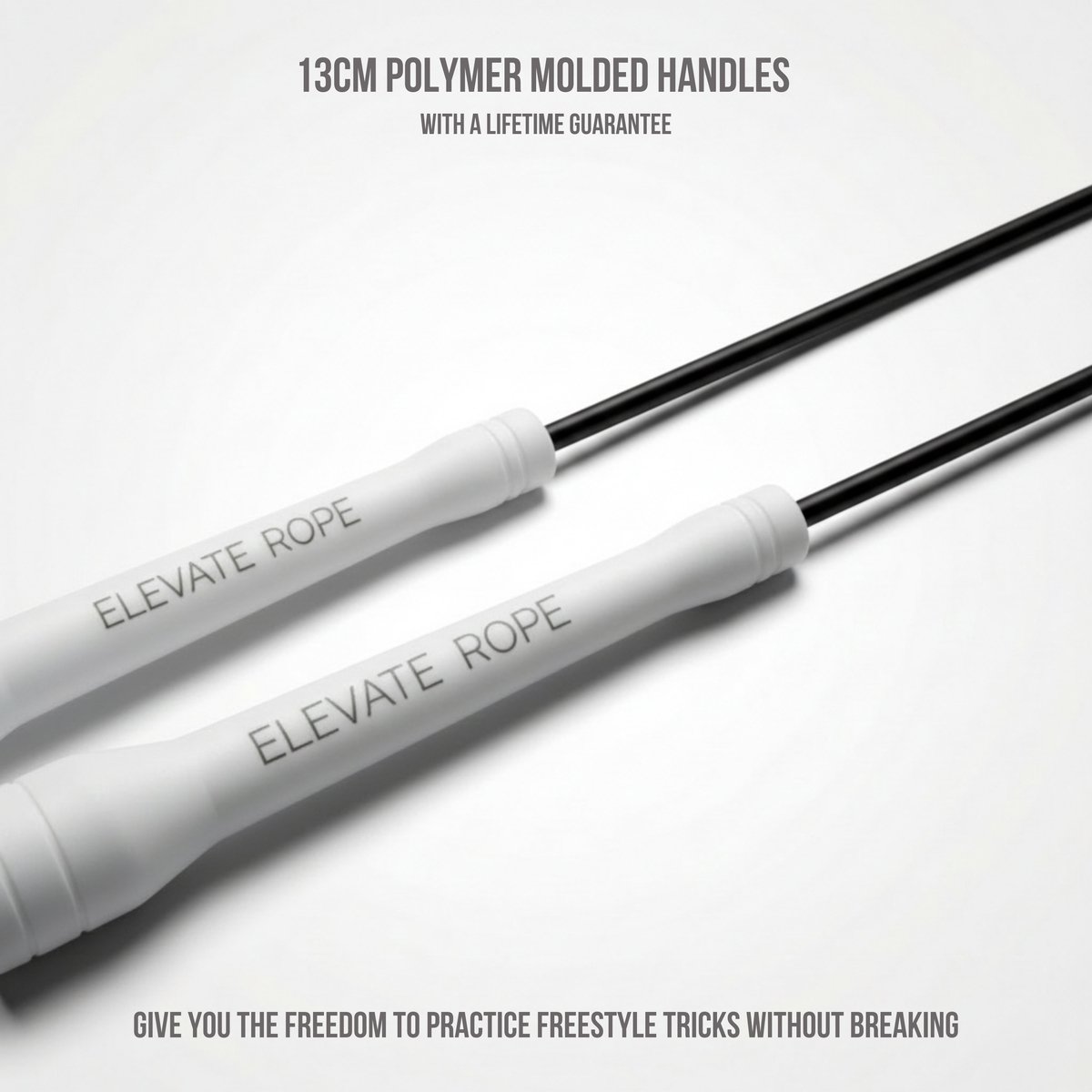 Elevate Rope Professioneel Sport Springtouw - Verstelbare Jump Rope - Touwtje Springen voor Volwassenen en kinderen - Speed rope - Conditie & Kracht - Binnen & Buiten Skipping Rope - Fitness Springtouwen (14 Kleuren) — afbeelding 2