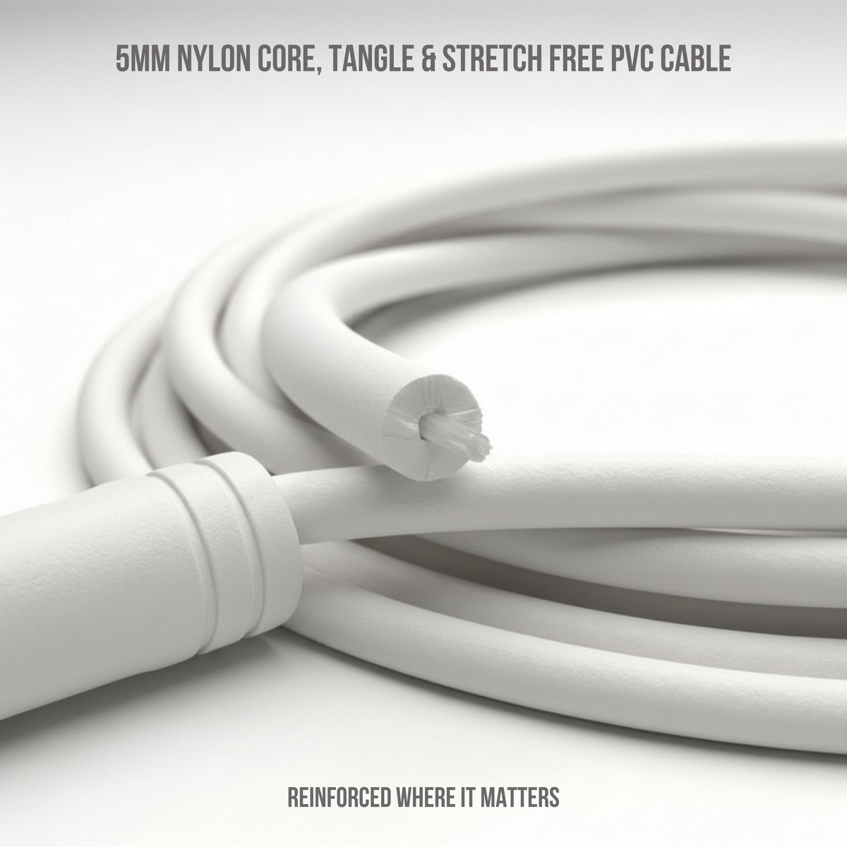 Elevate Rope Professioneel Sport Springtouw - Verstelbare Jump Rope - Touwtje Springen voor Volwassenen en kinderen - Speed rope - Conditie & Kracht - Binnen & Buiten Skipping Rope - Fitness Springtouwen (14 Kleuren) — afbeelding 3