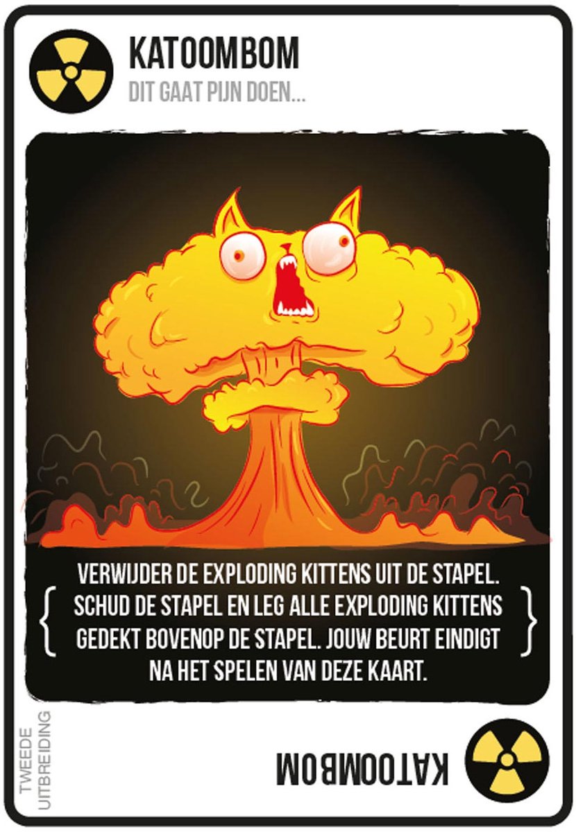 Streaking Kittens - Exploding Kittens Uitbreiding - Nederlandstalig Kaartspel — afbeelding 3