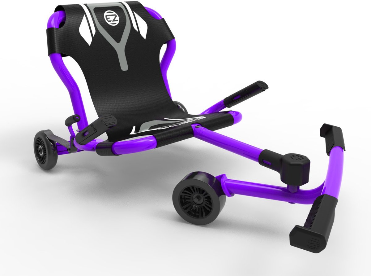 Bol.com EzyRoller Classic X skelter - Waveroller voor kinderen 4 tot 14 jaar of 99 tot 137 cm - Verstelbare driewieler - Paars aanbieding