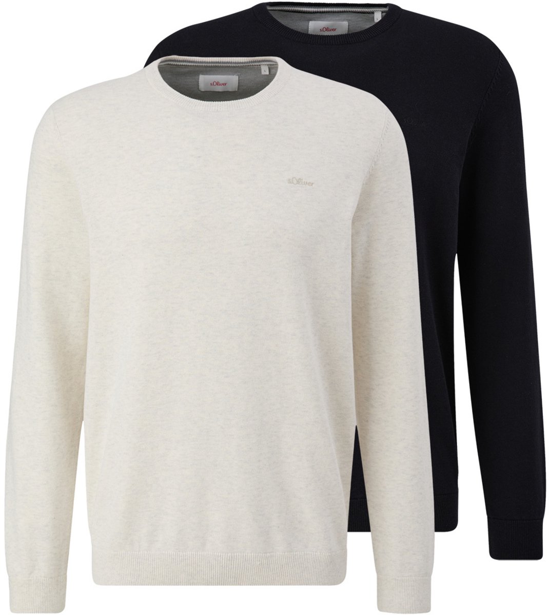 s.Oliver Heren trui 2 pack Basic