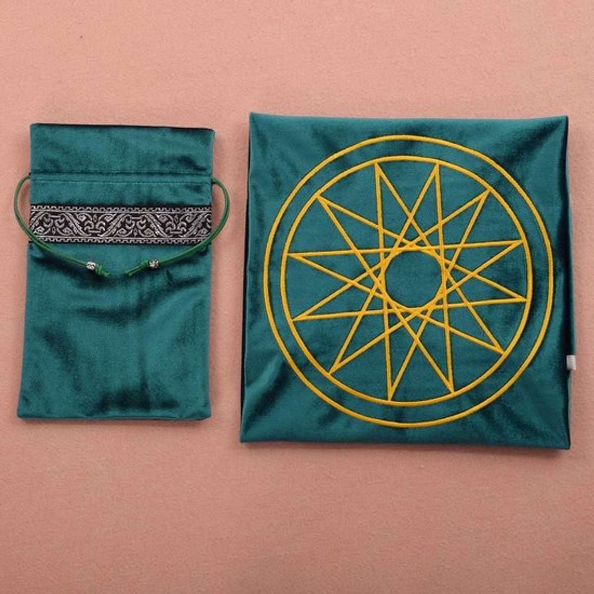 Flightmode - Tarot Tafelkleed Altaar Divinatie Kleed met Opbergzak
