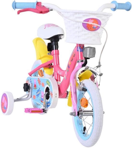 Peppa Kinderfiets - Meisjes - 12 inch - Roze van Merkloos — afbeelding 3