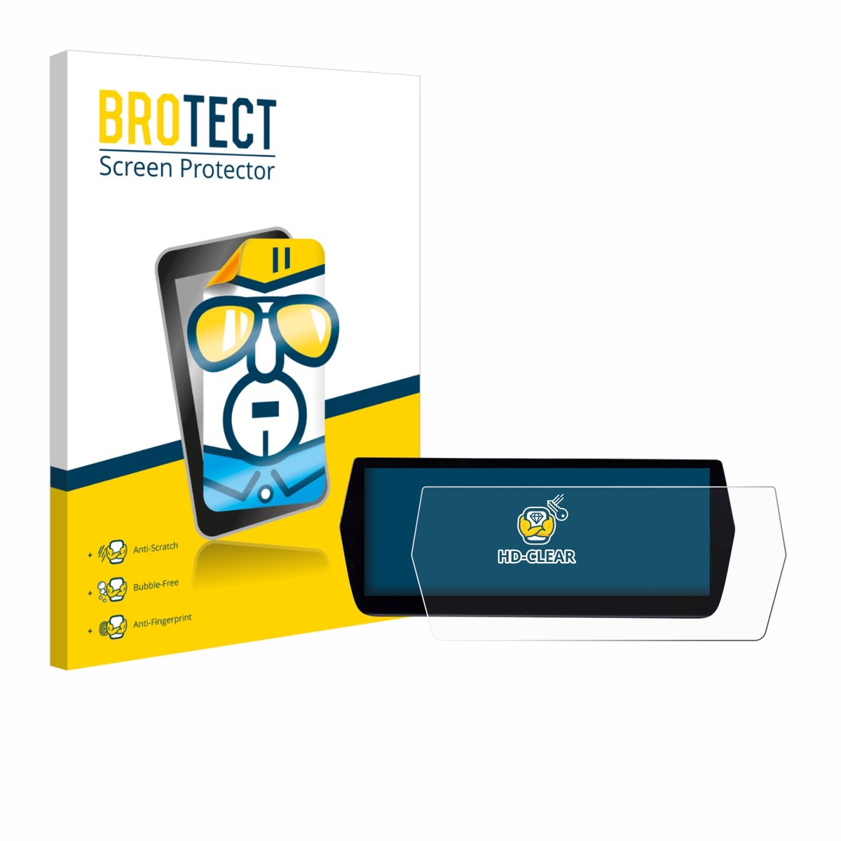 BROTECT - Screenprotector voor MG ZS Hybrid Plus - Folie Beschermfolie transparant