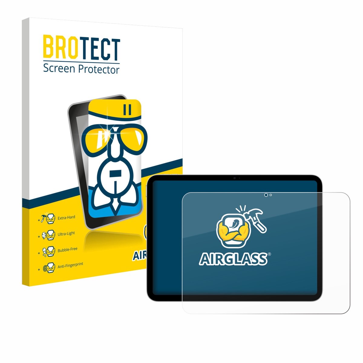 Screenprotector voor Apple iPad A16 11" WiFi 2025 (11. Gen.) Beschermglas transparant