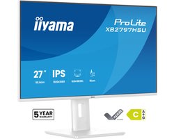iiyama ProLite XB2797HSU-W1 - 27 inch - Full HD - IPS - USB-Hub (4x) - verstelbaar - Wit
