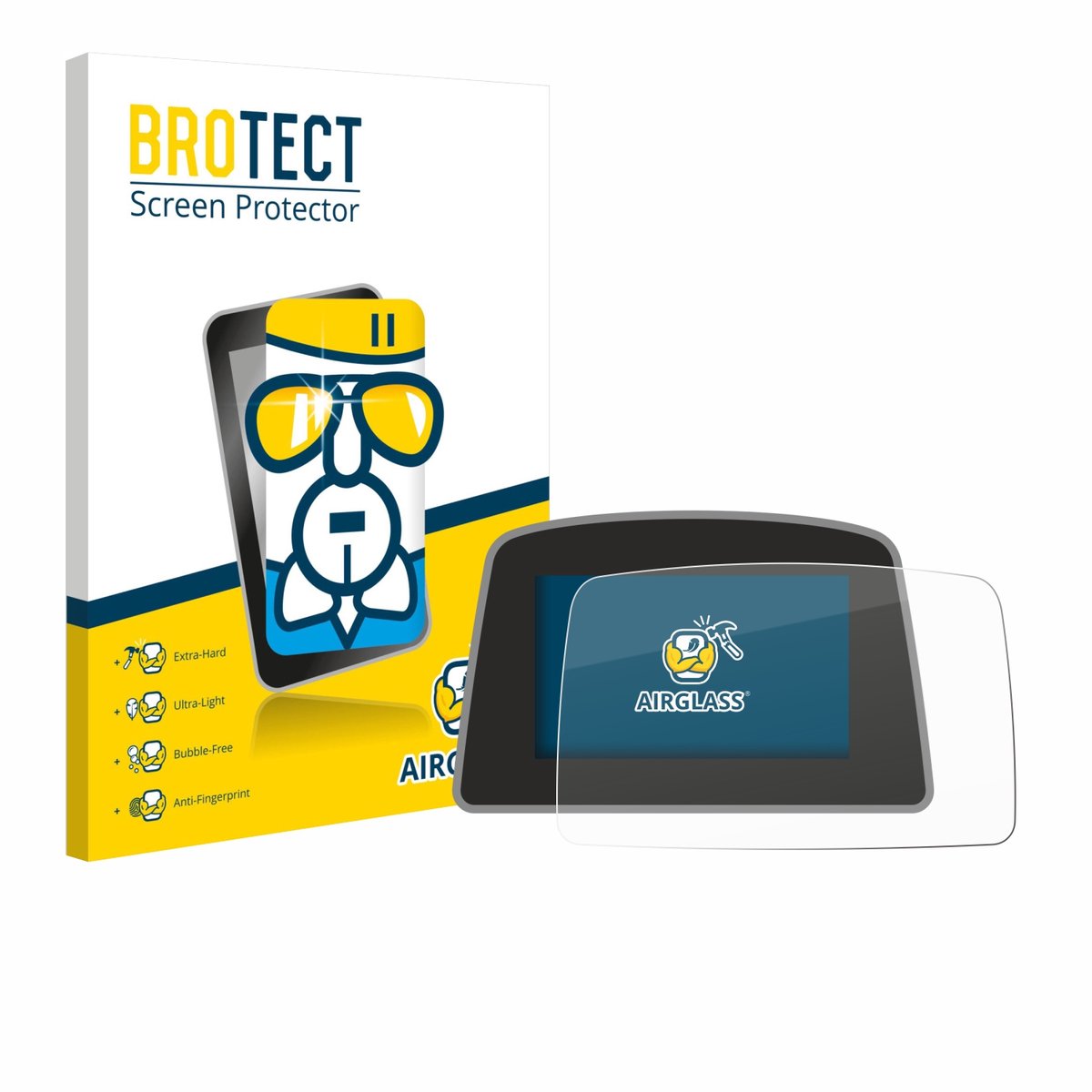 Screenprotector voor PowaKaddy C2i Beschermglas transparant