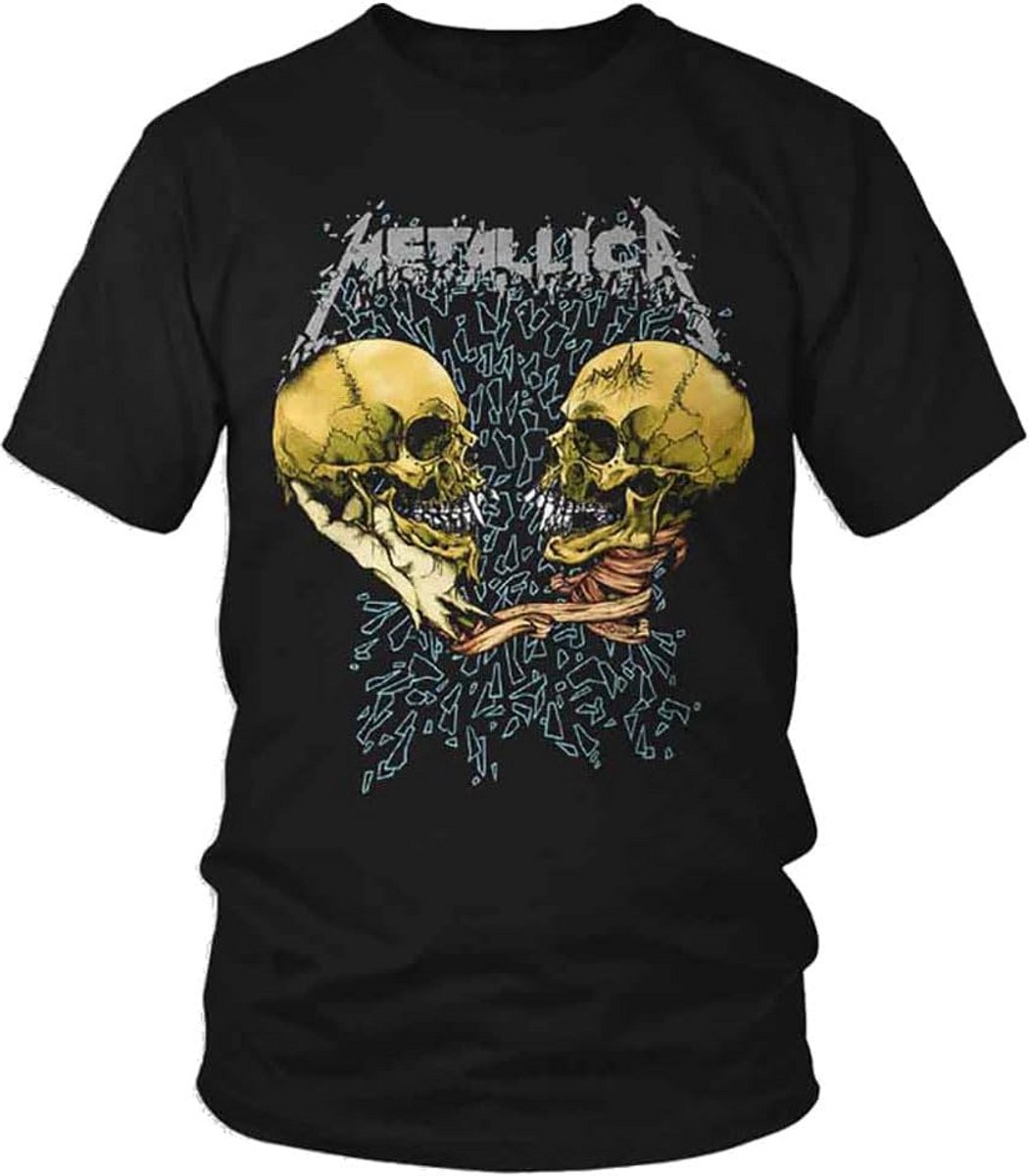 Band T-Shirt Muziek Metal Zwart