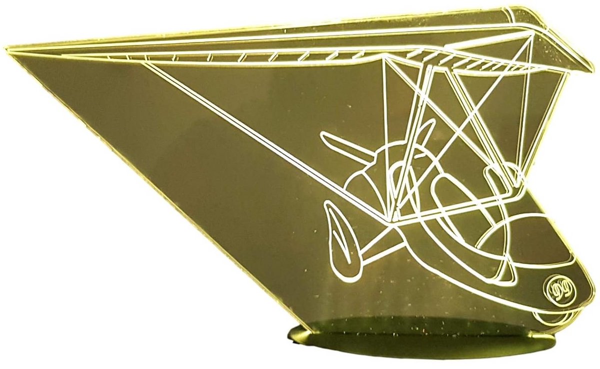 3D LED Illusie Lamp met 7 Kleuren - Slinger Ontwerp
