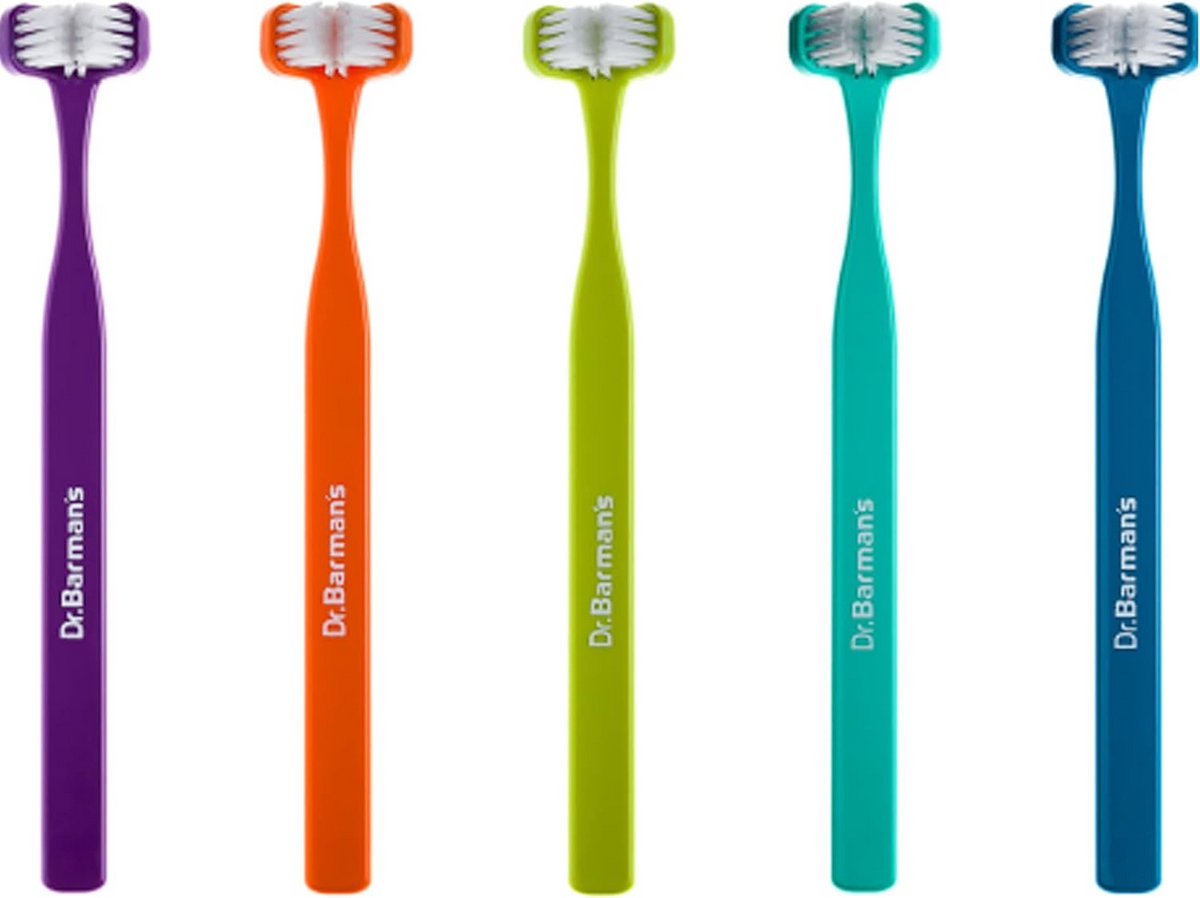 Tandborstel met 3-zijdige Borstelkop voor Grondige Mondhygiëne