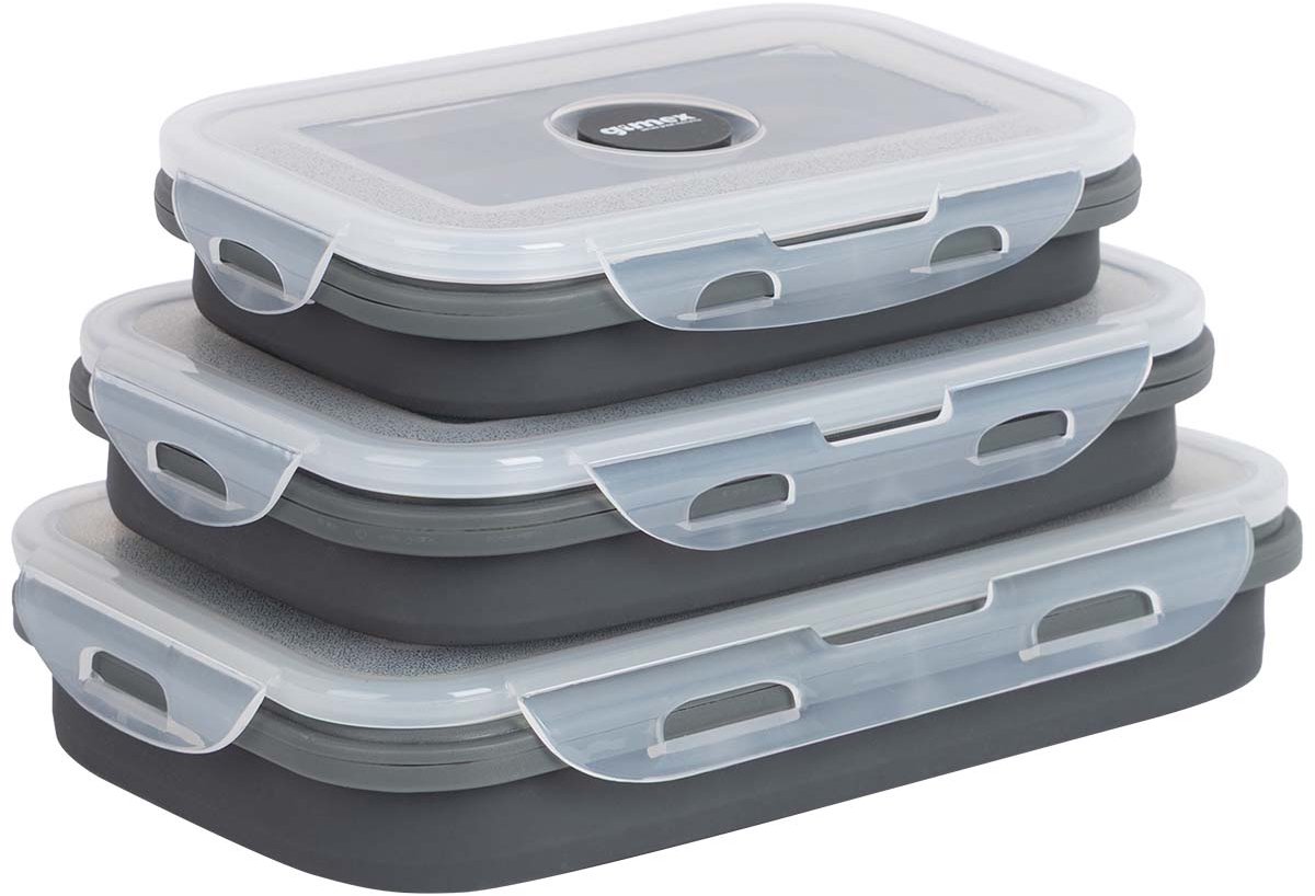 Gimex vershoudbakjes siliconen 3 stuks
