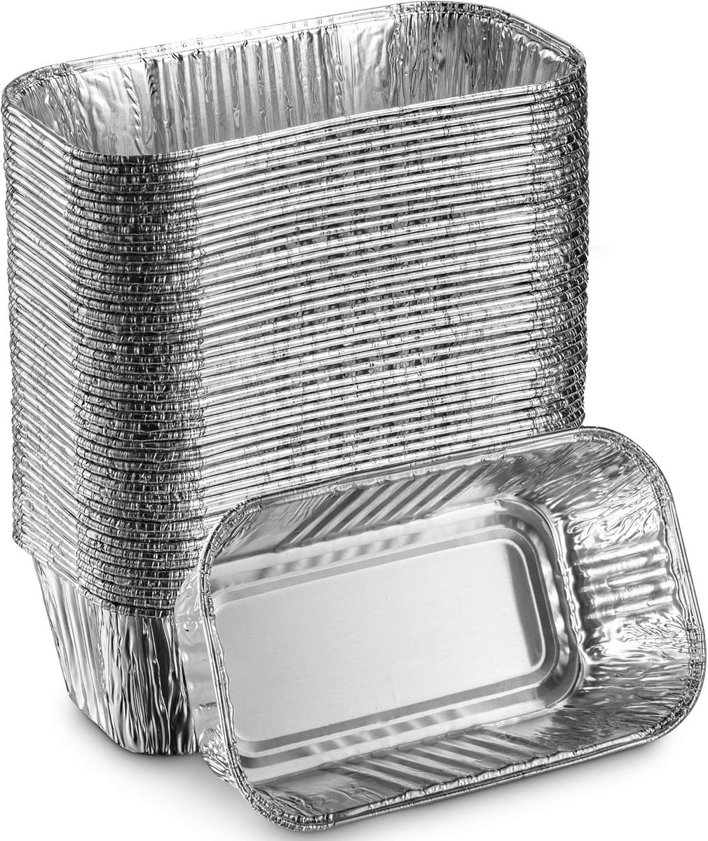 Extra Dikke Aluminium Wegwerp Broodvormen voor Bakken en Opslag