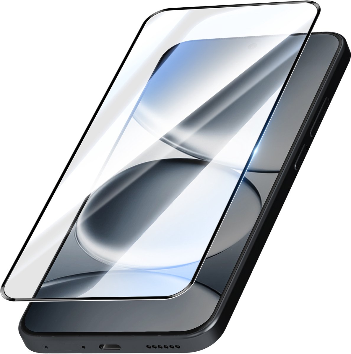 Avizar Gehard Glas voor Redmi Note 15 Pro Plus 5G Ultra Sterk, Doorzichtig zwart