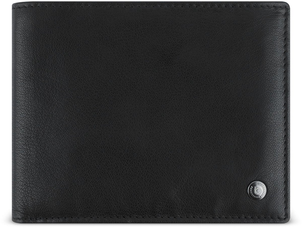 bugatti portemonnee Black Magic Wallet Black zwart