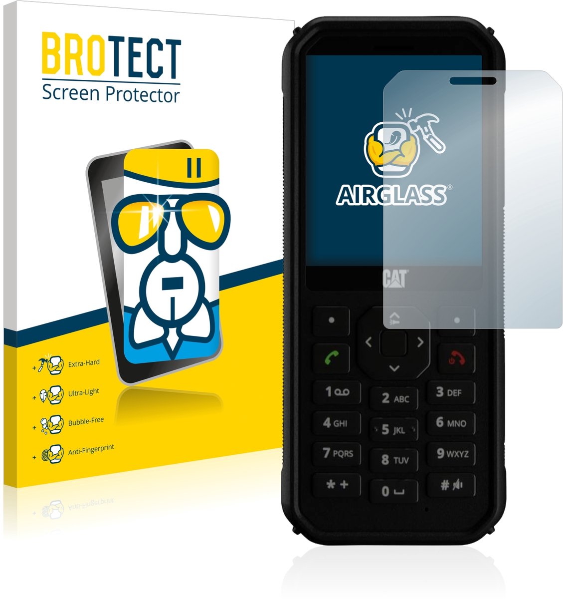 Screenprotector voor Caterpillar Cat B40 Beschermglas transparant