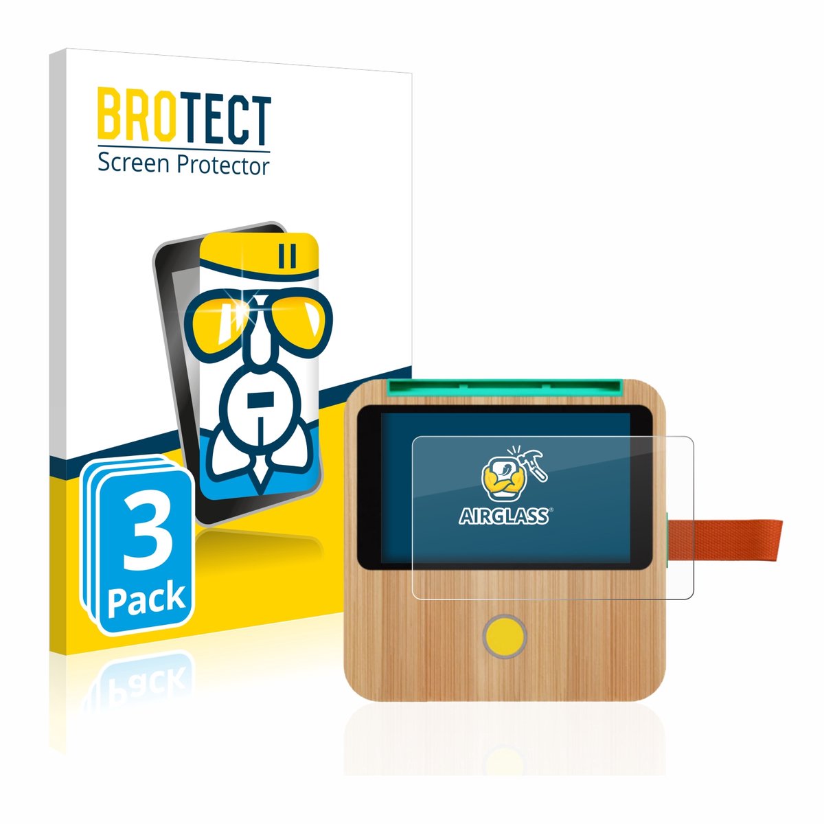 Screenprotector 3 Stuks voor tigerbox Touch/ Touch Plus Beschermglas transparant