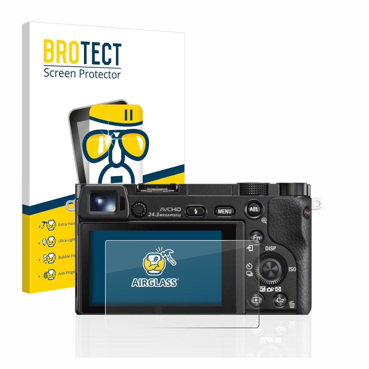 Screenprotector voor Sony Alpha 5000 / 6000 / 6400 Beschermglas transparant